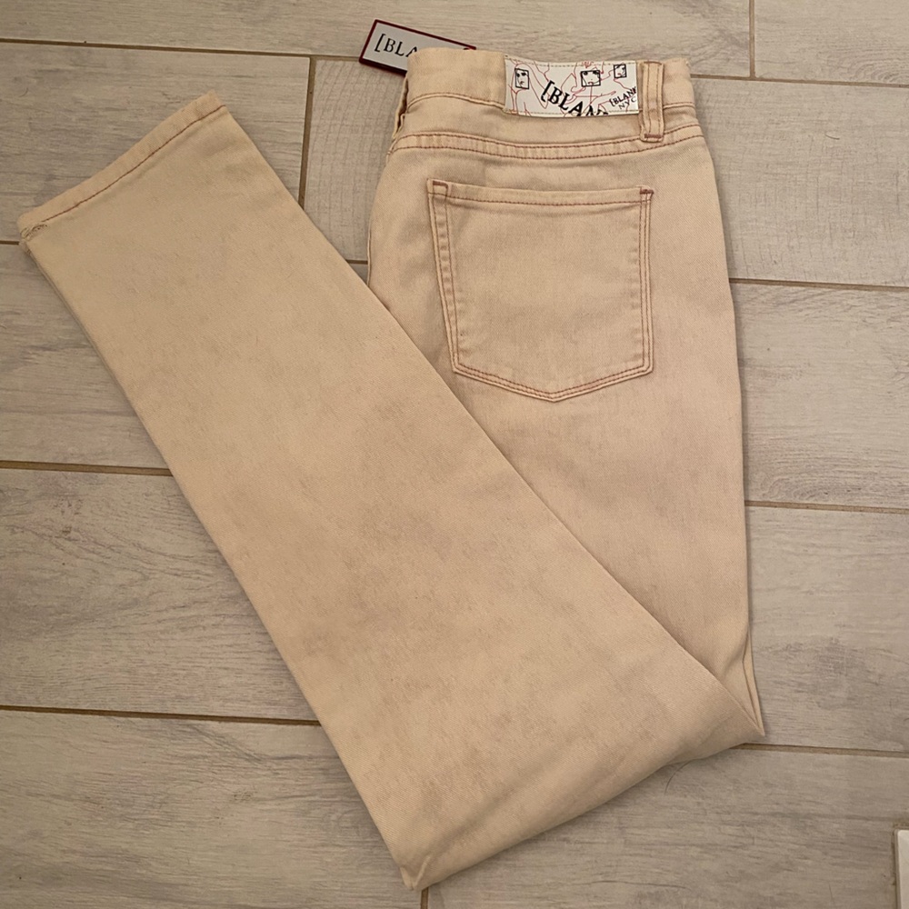 NWT [BLANK] NYC Women’s Size 31 Cream “Skinnie Classique” Jeans